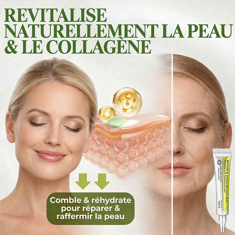 Crème liftante et régénératrice PUREKIN Advanced Peptide Botox-Style + Rétinol Vita-A