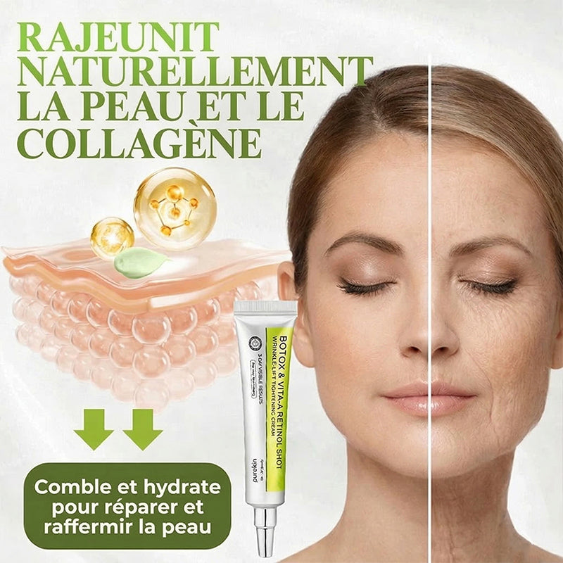Crème liftante et régénératrice PUREKIN Advanced Peptide Botox-Style + Rétinol Vita-A